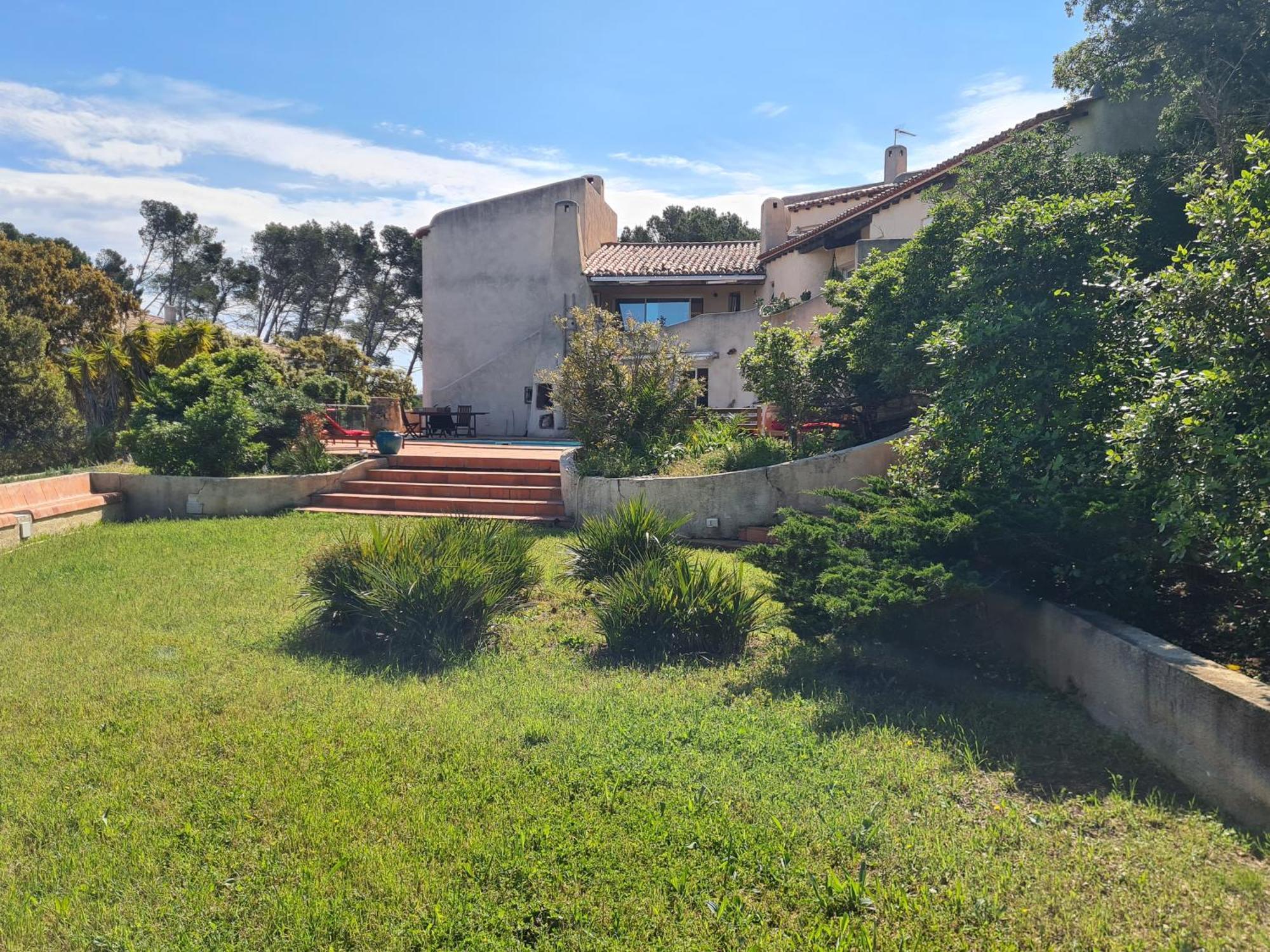 Villa M, Chambres D'Hotes, Vue Mer, Sauna, Piscine A Six-Fours Six-Fours-les-Plages Exterior photo
