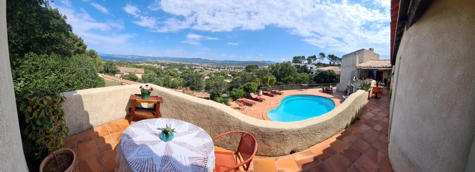 Villa M, Chambres D'Hotes, Vue Mer, Sauna, Piscine A Six-Fours Six-Fours-les-Plages Exterior photo
