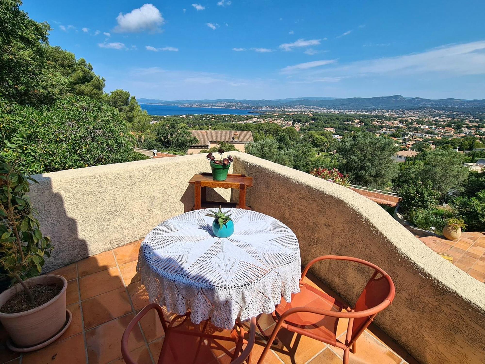 Villa M, Chambres D'Hotes, Vue Mer, Sauna, Piscine A Six-Fours Six-Fours-les-Plages Exterior photo