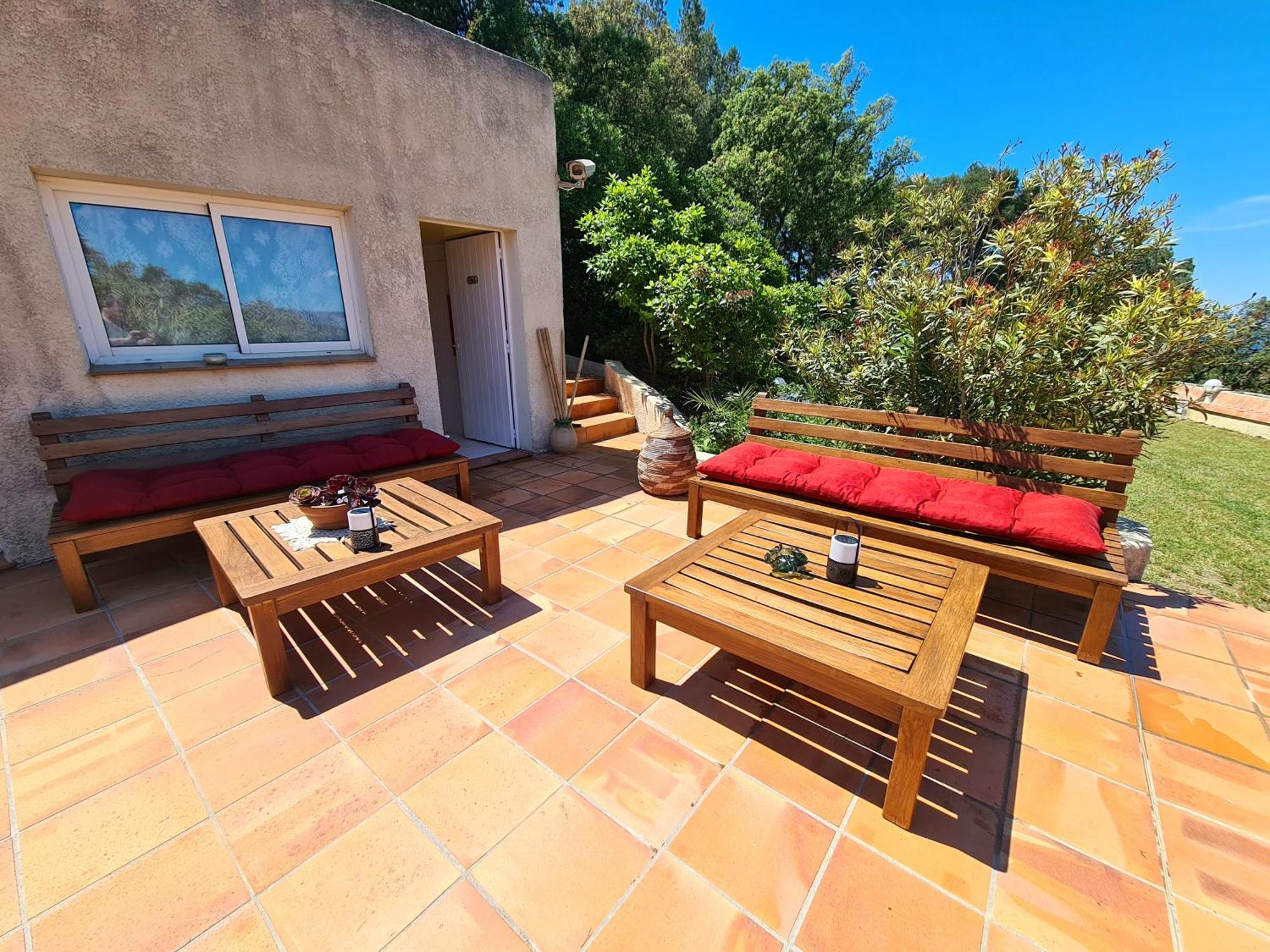 Villa M, Chambres D'Hotes, Vue Mer, Sauna, Piscine A Six-Fours Six-Fours-les-Plages Exterior photo