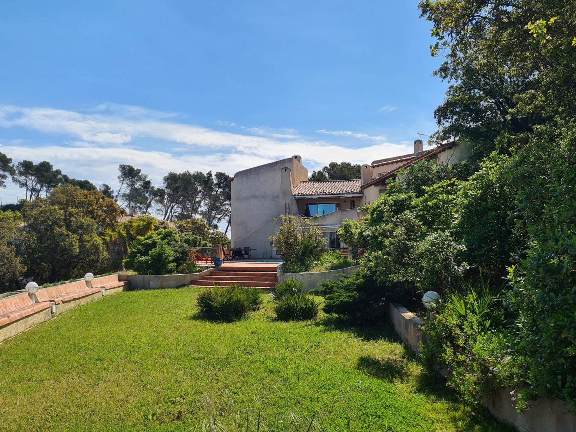 Villa M, Chambres D'Hotes, Vue Mer, Sauna, Piscine A Six-Fours Six-Fours-les-Plages Exterior photo